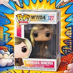 Funko Pop! WW84 Barbara Minerva with Blonde Hair and Leopard Outfit